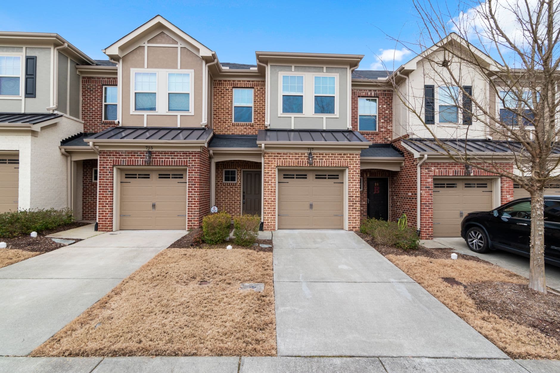 Parker townhome exterior in Stroh Ranch neighborhood